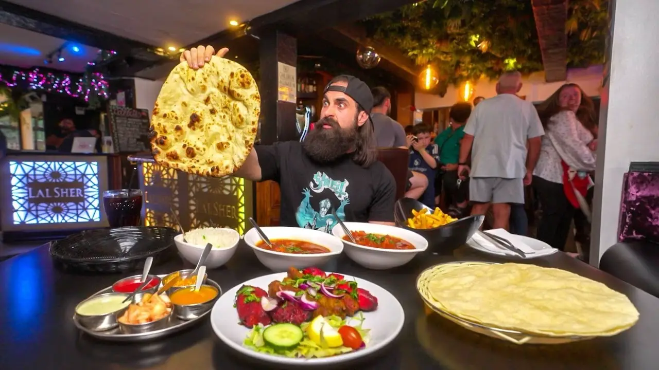 THIS SPICY CURRY BANQUET CHALLENGE HAS NEVER BEEN BEATEN! | BeardMeatsFood